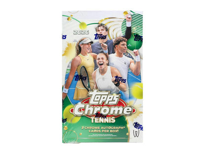 2026 Topps Chrome Tennis Hobby Box - box front