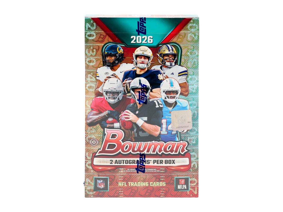 2026 Bowman Football Hobby Box - box front