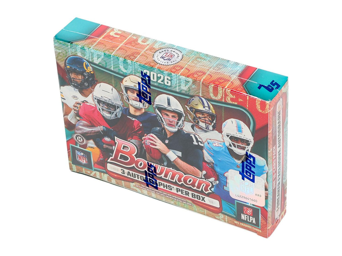 2026 Bowman Football Delight Box - box angled view