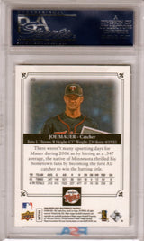 JOE MAUER 2008 Upper Deck Masterpieces #50 PSA 10 GEM MINT - TWINS