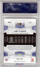 JOE FLACCO 2008 Score Select Gold Zone Rookie RC #/50 PSA 10 GEM MINT - RAVENS