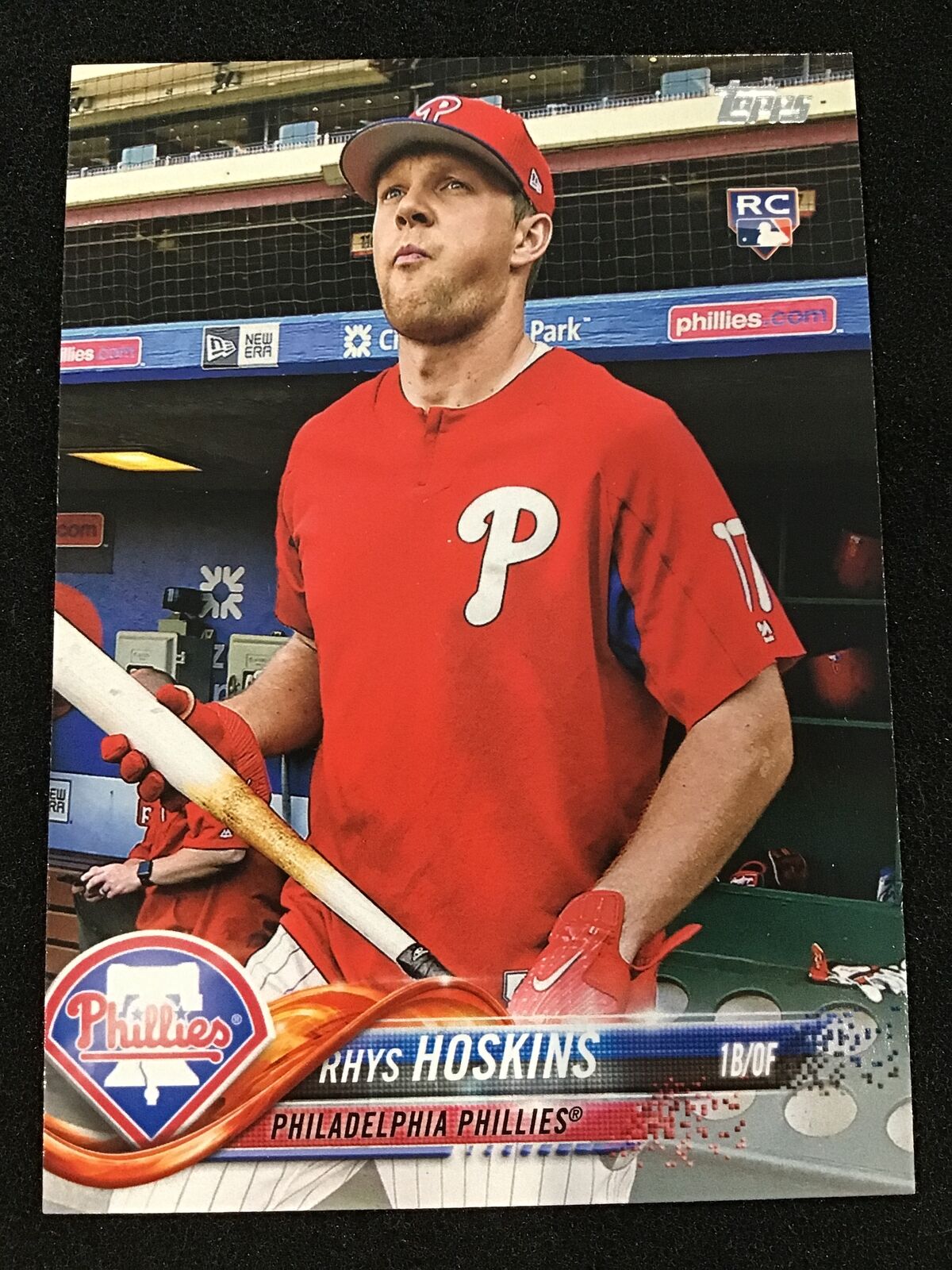 Rhys Hoskins 2018 Topps 259b RC Photo Variation SP Phillies