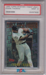 FRANK THOMAS 1996 Topps Mystery Finest #M21 PSA 9 MINT - WHITE SOX