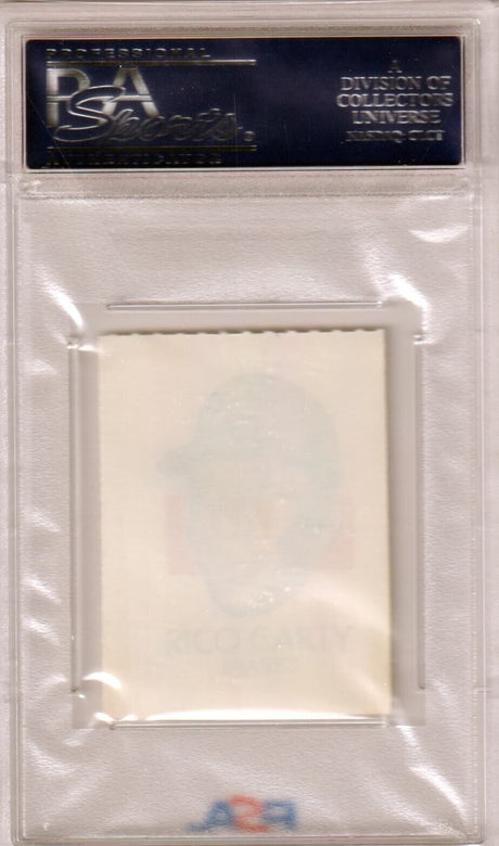 RICO CARTY 1971 Topps Tattoos PSA 9 MINT - BRAVES