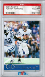 PEYTON MANNING 2001 Pacific #183 PSA 10 GEM MINT - COLTS POP 1