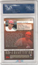 ALBERT PUJOLS 2002 Topps Finest #35 PSA 10 GEM MINT - CARDINALS