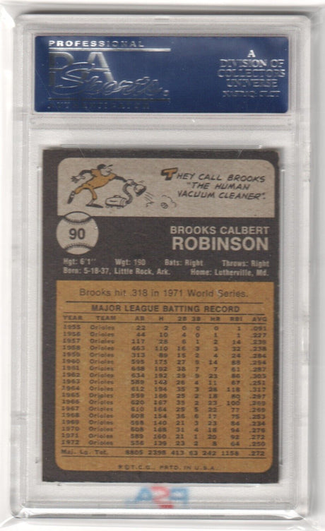 BROOKS ROBINSON 1973 Topps #90 PSA 6 EX-MT - ORIOLES