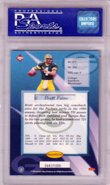 BRETT FAVRE 1999 Collectors Edge Masters Galvanized #/1000 PSA 8 NM-MT - PACKERS