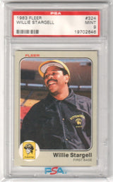 WILLIE STARGELL 1983 Fleer #324 PSA 9 MINT - PIRATES