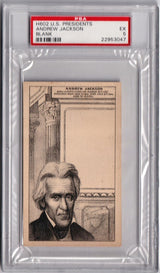 1880 1885 H602 US Presidents ANDREW JACKSON Blank Back PSA 5 EX