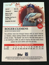 Roger Clemens 2022 Topps Pristine 124 Pristine Gold Refractor /50 Red Sox