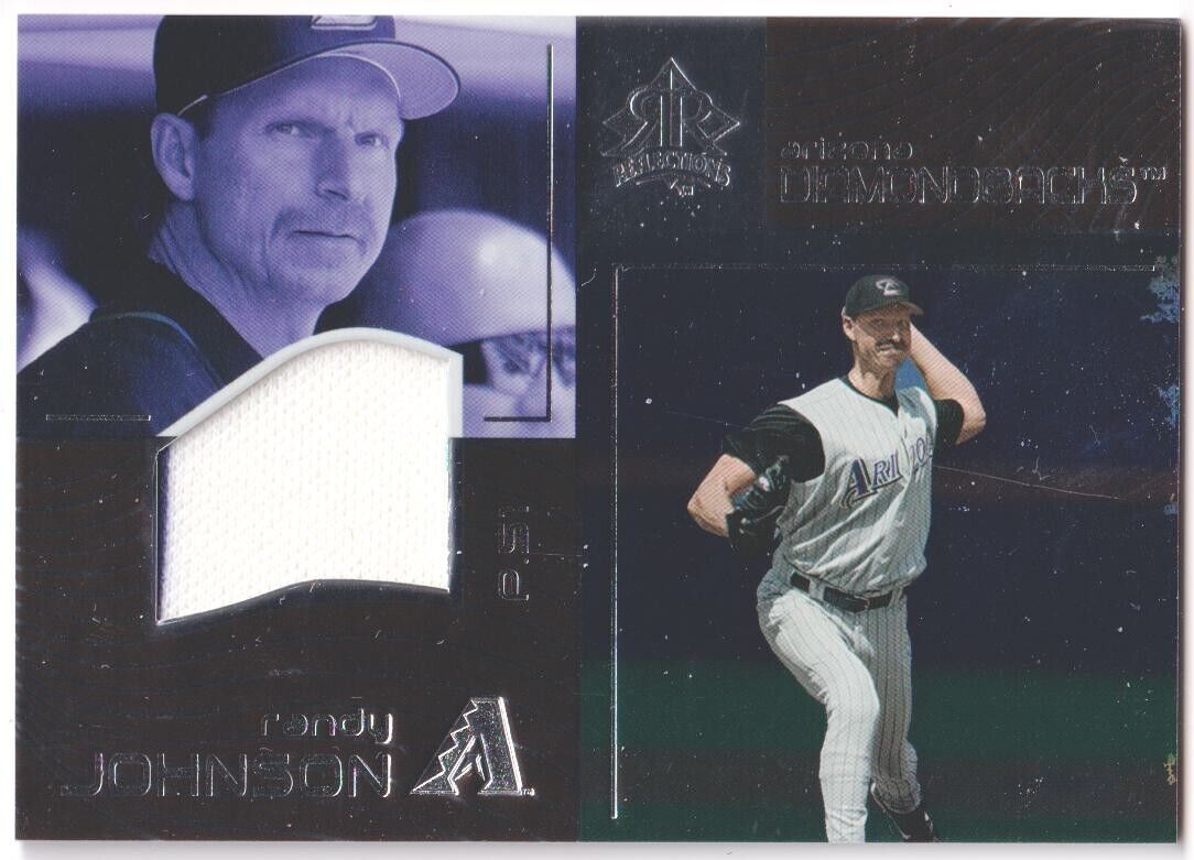 RANDY JOHNSON 2007 Upper Deck Reflections Game Used Jersey - DIAMONDBACKS