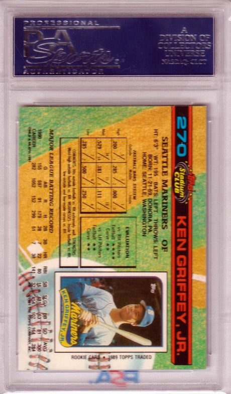 KEN GRIFFEY JR 1991 Topps Stadium Club #270 PSA 8.5 NM-MT+ - MARINERS