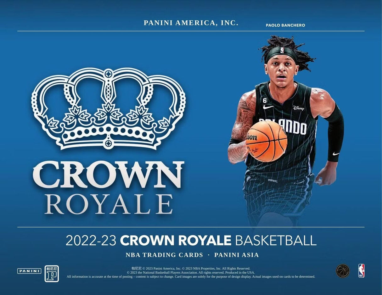2022-23 PANINI CROWN ROYALE NBA BASKETBALL ASIA TMALL BOX - FREE SHIPPING 🔥🔥🔥