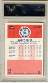 LARRY BIRD 1986-87 Fleer #9 PSA 8 NM-MT - CELTICS