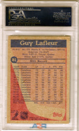 GUY LAFLEUR 1984 Topps #81 PSA 9 MINT - CANADIENS