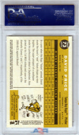 DAVID PRICE 2009 Topps Heritage RC Rookie #73 PSA 10 GEM MINT RAYS Pop 15