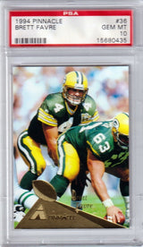 BRETT FAVRE 1994 Pinnacle #36 PSA 10 GEM MINT - PACKERS