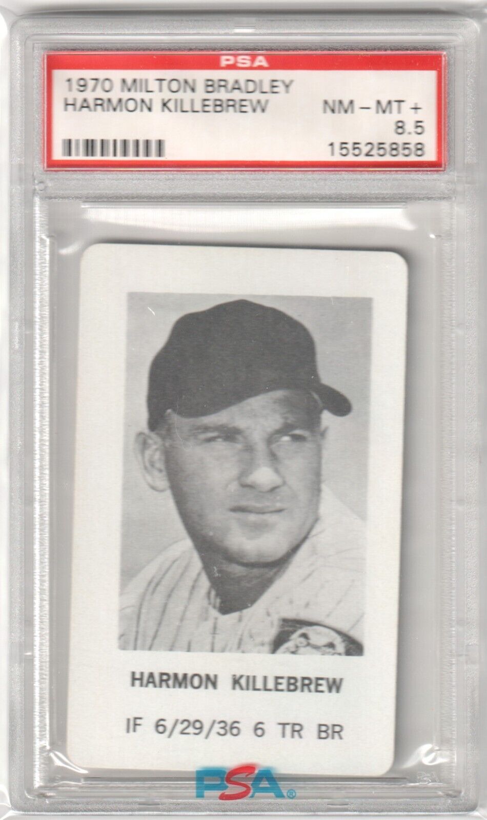 HARMON KILLEBREW 1970 Milton Bradley PSA 8.5 NM-MT+ - TWINS