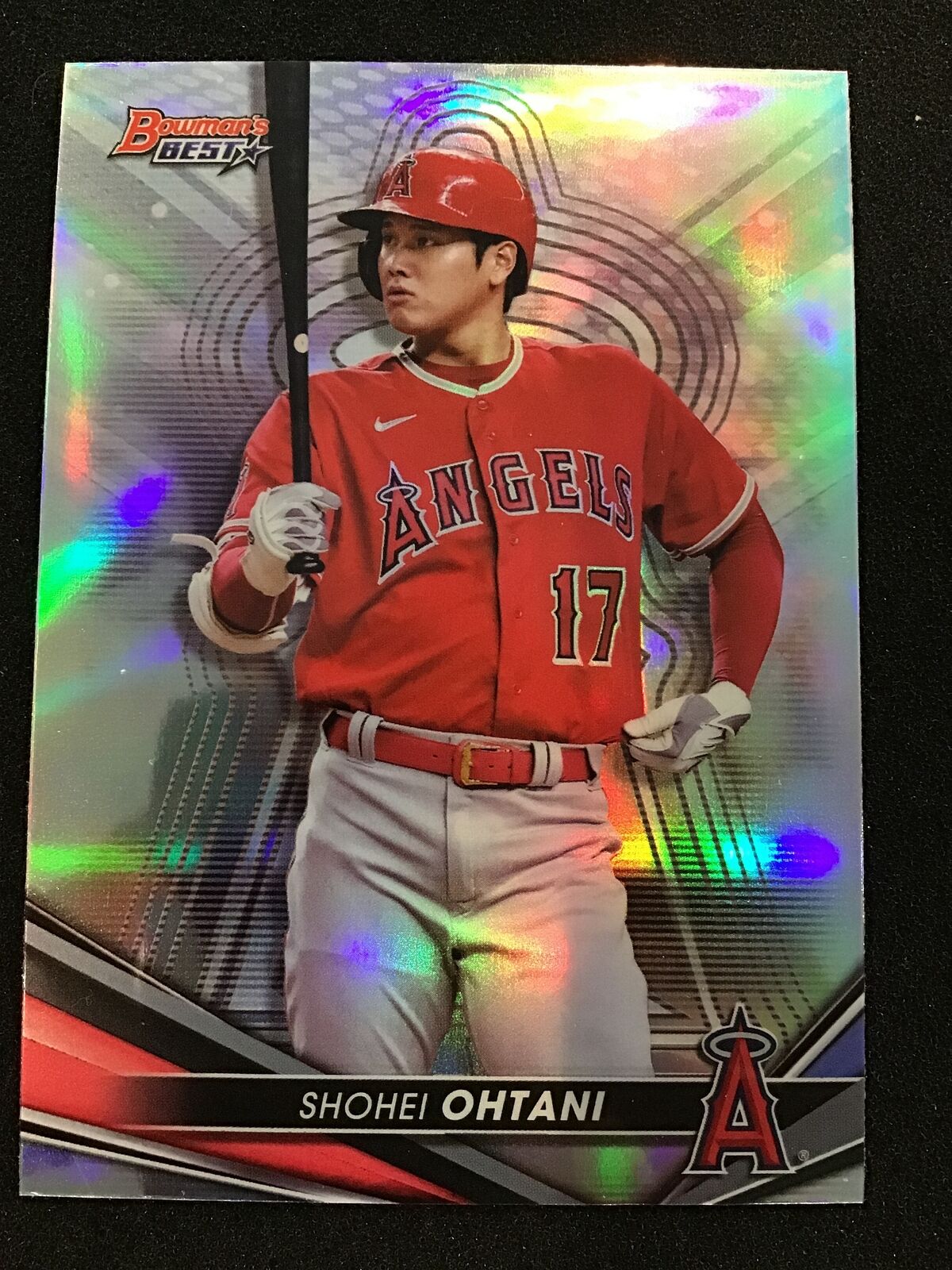 Shohei Ohtani 2022 Bowman's Best Refractor #25 Los Angeles Angels