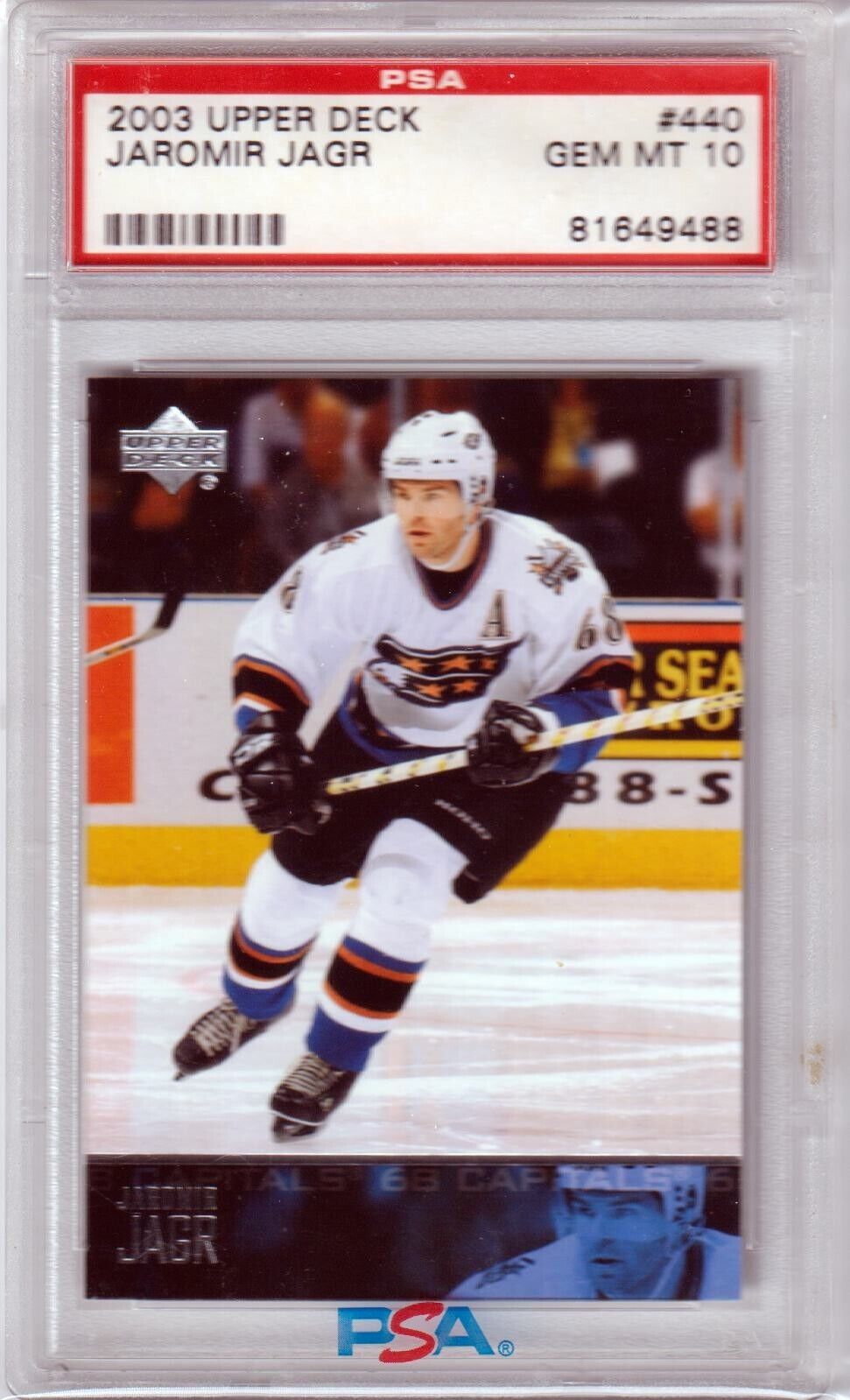 JARAMIR JAGR 2003 Upper Deck #440 PSA 10 GEM MINT - BLUES