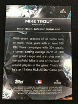 2024 Topps Finest Mike Trout Diamond Finest Refractor #DF-3 Angels SP