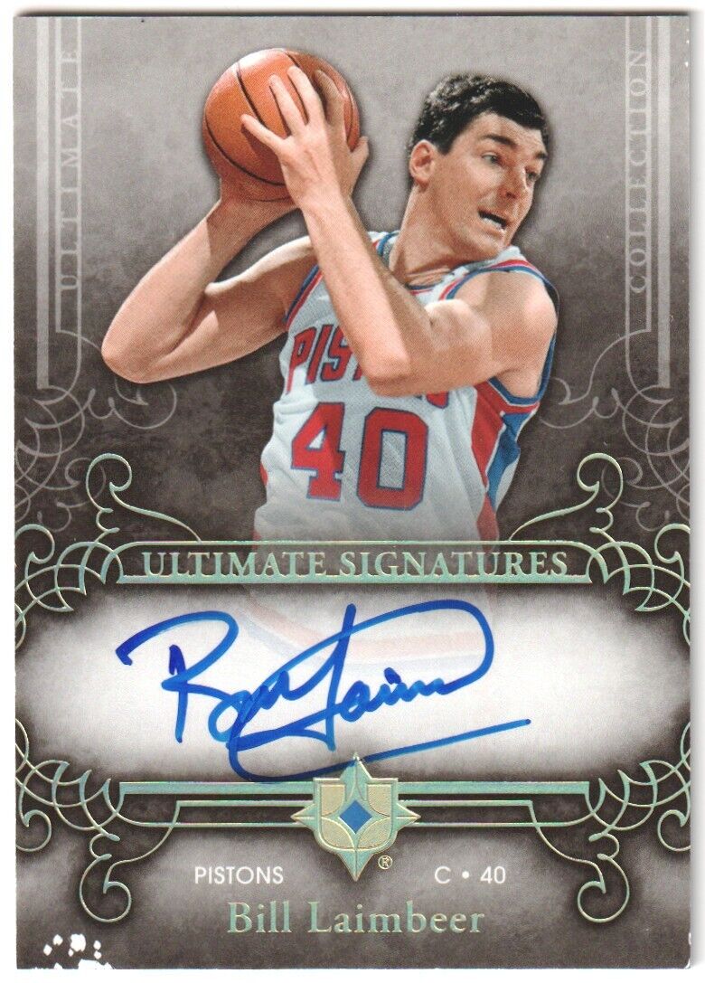 BILL LAIMBEER 2006-07 Upper Deck Ultimate Collection Autograph Auto  - PISTONS