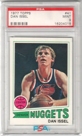 DAN ISSEL 1977-78 Topps #41 PSA 9 MINT - NUGGETS