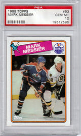 MARK MESSIER 1988 Topps #93 PSA 10 GEM MINT - OILERS