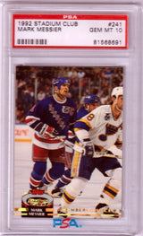 MARK MESSIER 1992 Topps Stadium Club Members Only #241 PSA 10 GEM MINT - RANGERS