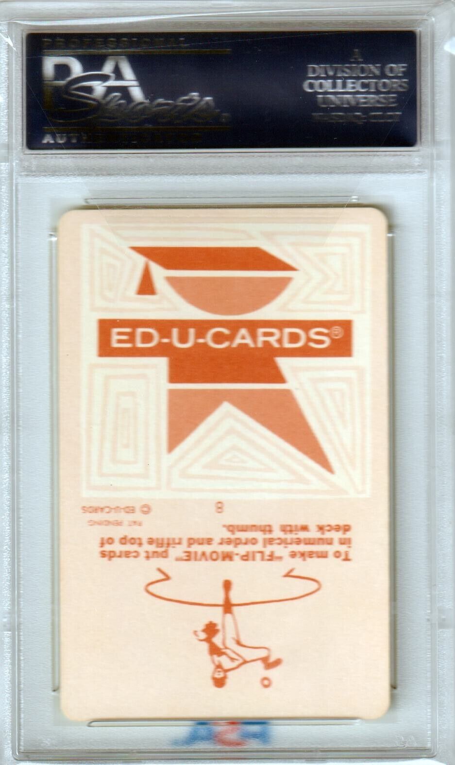 1957 Ed-U-Cards Single Baseball Card Game PSA 10 GEM MINT