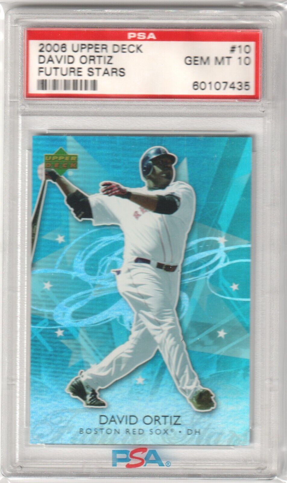 DAVID ORTIZ 2006 Upper Deck Future Stars #10 PSA 10 GEM MINT - RED SOX