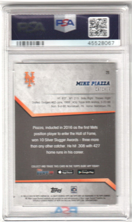 MIKE PIAZZA 2016 Topps Bunt #29 PSA 9 MINT - METS