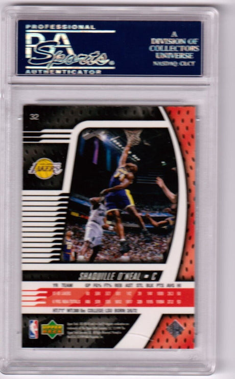 SHAQUILLE O'NEAL 1998-99 Upper Deck Ionix #32 PSA 10 GEM MINT - LAKERS