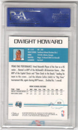 DWIGHT HOWARD 2004-05 Topps Pristine Rookie RC #101 PSA 10 GEM MINT - MAGIC