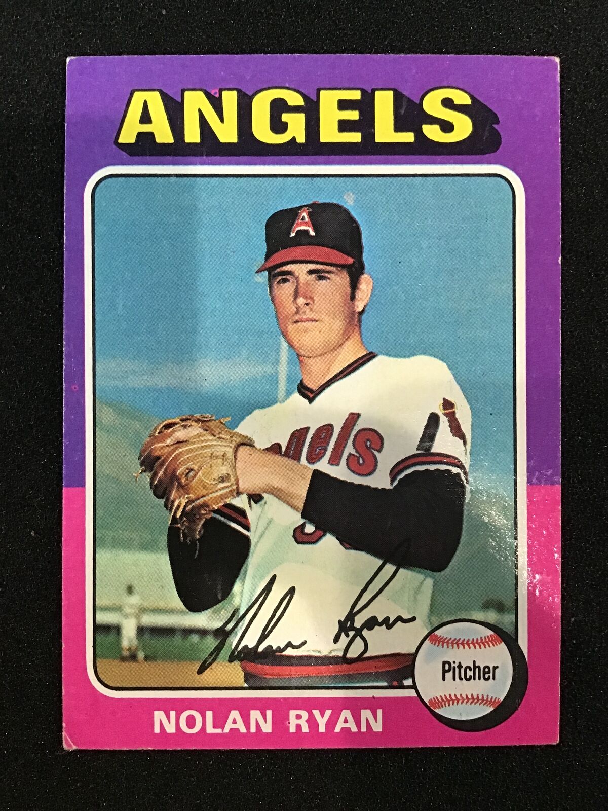 Nolan Ryan 1975 Topps Mini #500 - California Angels