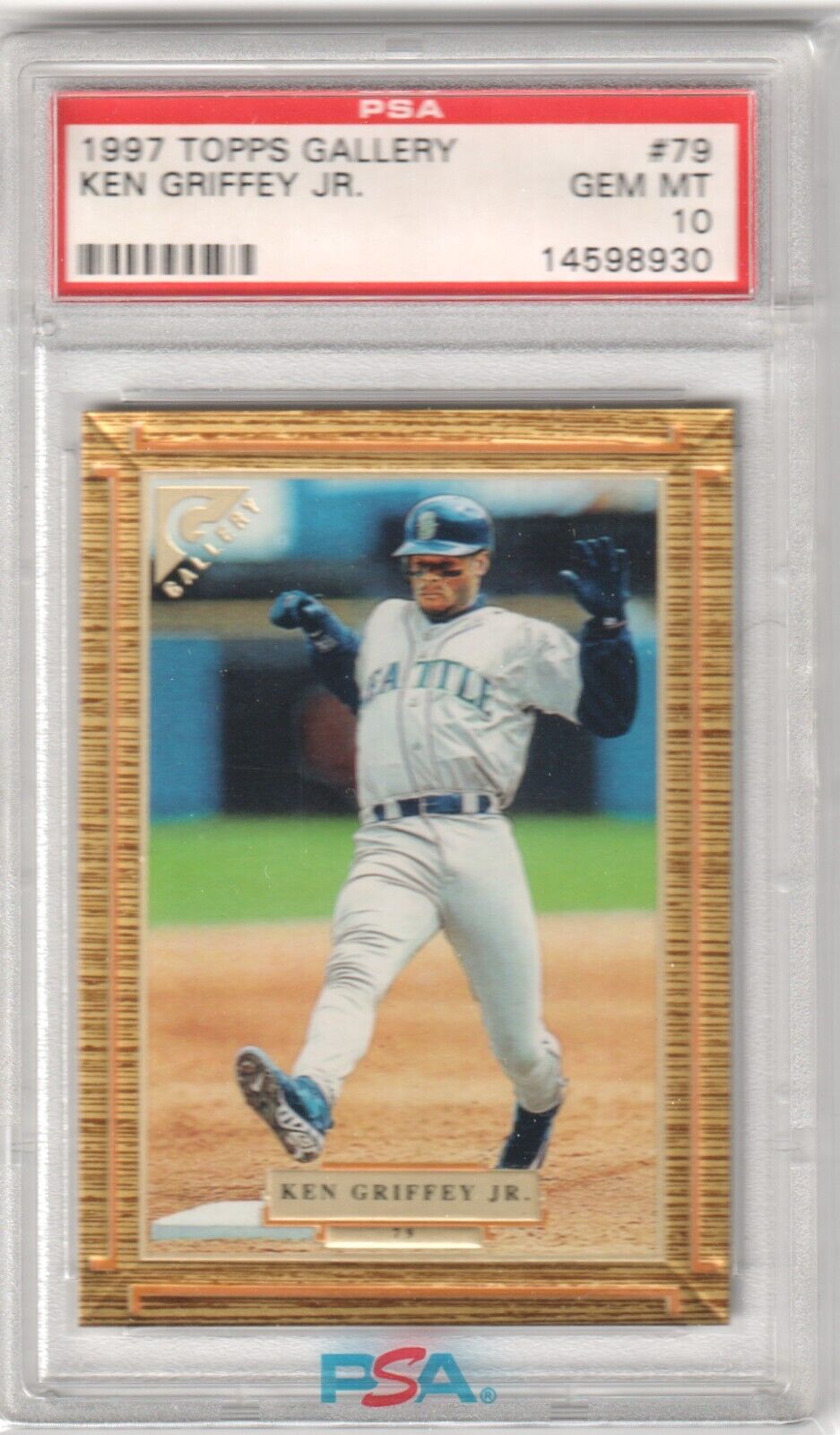 KEN GRIFFEY JR 1997 Topps Gallery #79 PSA 10 GEM MINT - MARINERS