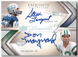 STEVE LARGENT DON MAYNARD 2000 Upper Deck Exquisite Autograph Auto #/35