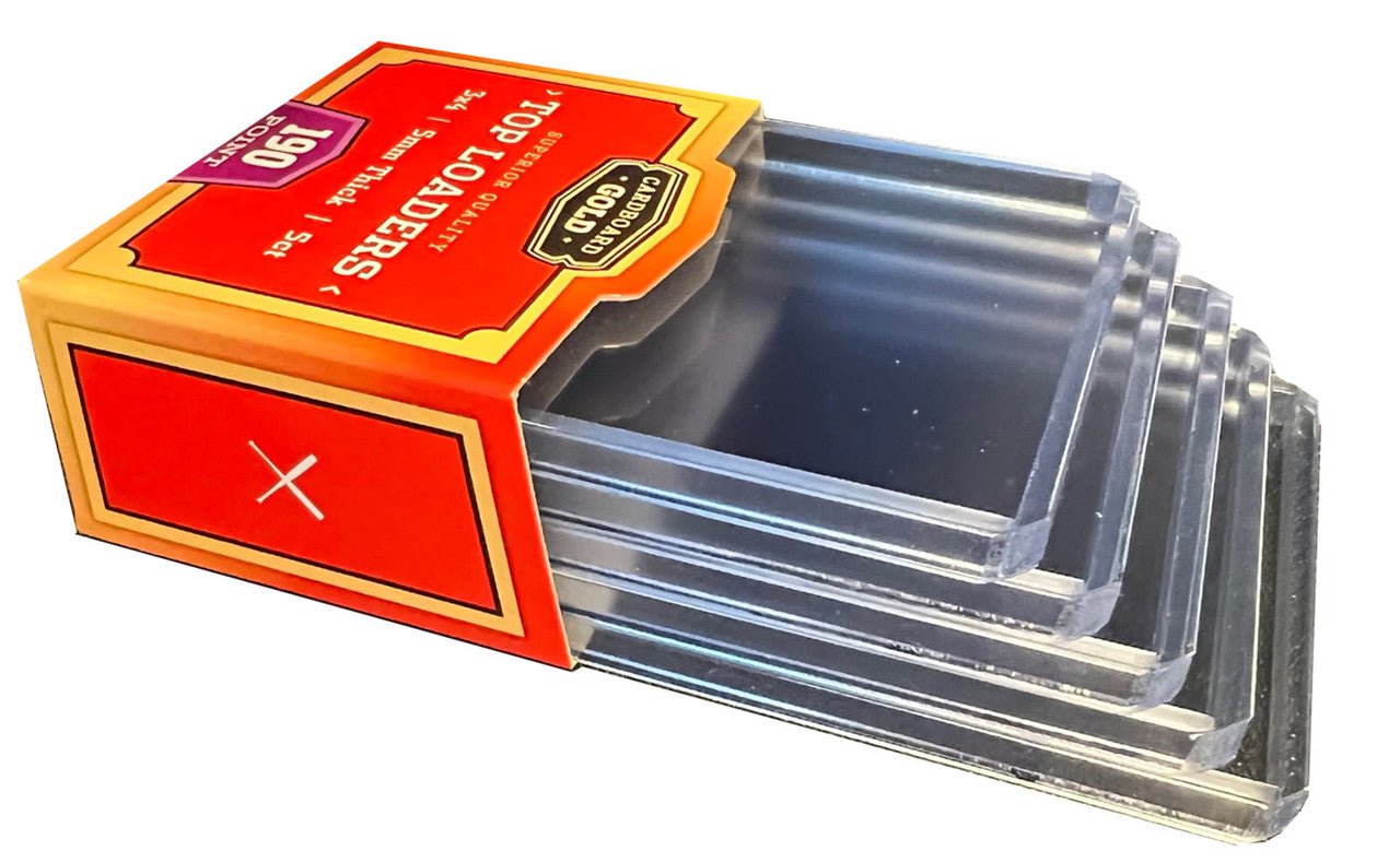 10ct (2 Packs) Thick Card Toploaders Holders - 5mm - 190pt - Columbia Hobby - Sports Card Boxes - Toploaders - Card Savers