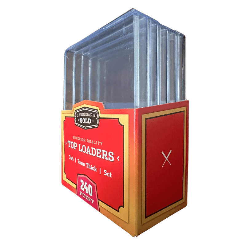10ct (2 Packs) Thick Trading Card Toploders Holder - 7mm - 240pt - Columbia Hobby - Sports Card Boxes - Toploaders - Card Savers