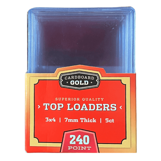 10ct (2 Packs) Thick Trading Card Toploders Holder - 7mm - 240pt - Columbia Hobby - Sports Card Boxes - Toploaders - Card Savers