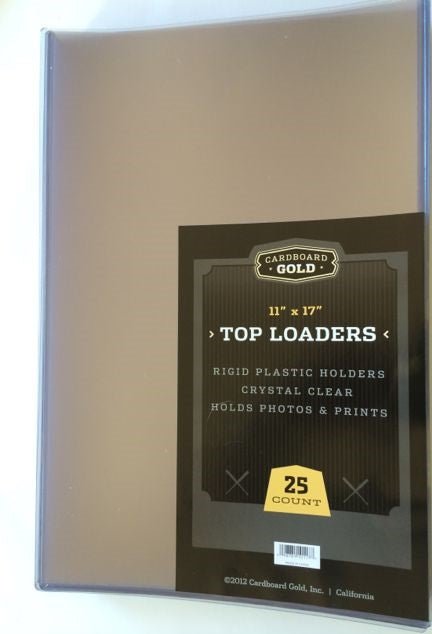 11x17 Photo / Print Size Topload Toploader Holder - Case of 100 - Columbia Hobby - Sports Card Boxes - Toploaders - Card Savers
