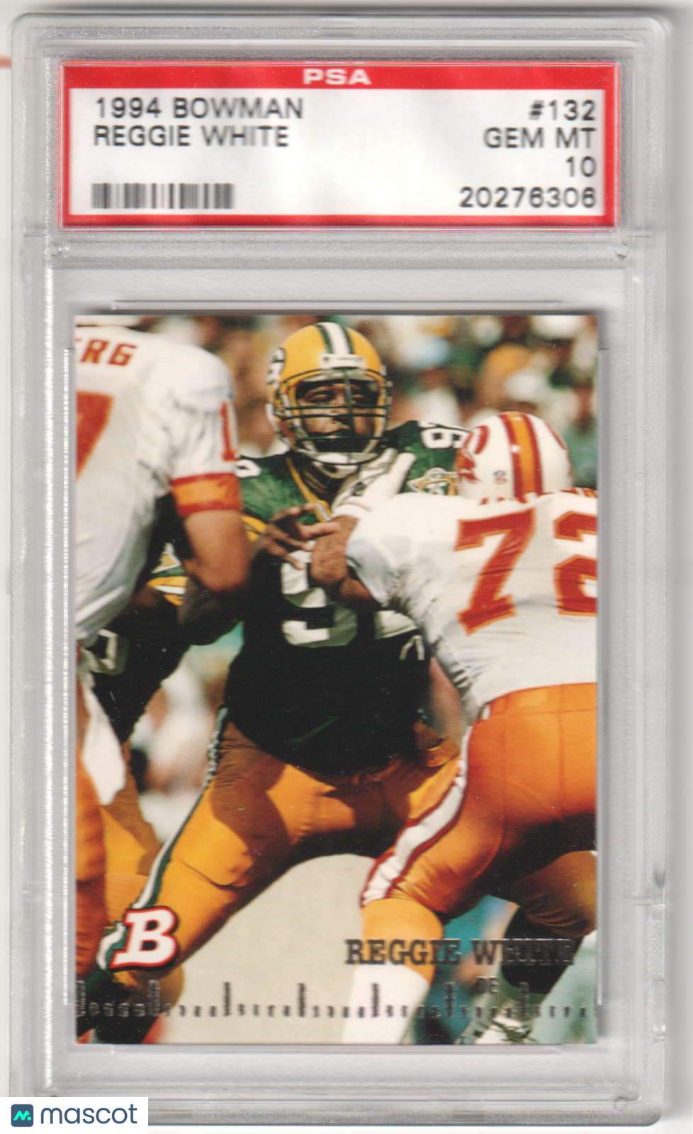 REGGIE WHITE 1994 Bowman #132 PSA 10 GEM MINT - PACKERS