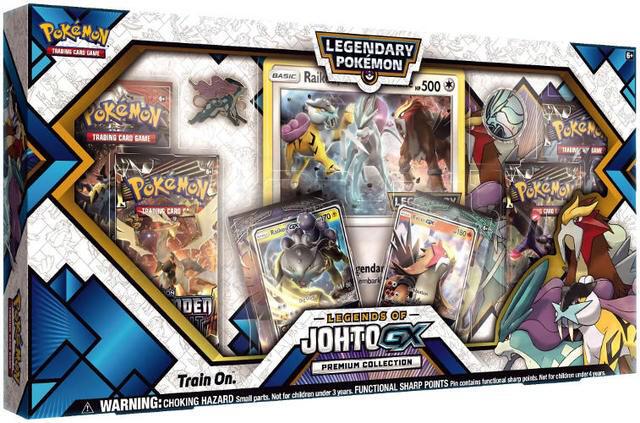 Pokemon - Legends of Johto GX Premium Collection Box - SM - Ultra Prism | Columbia Hobby - Sports Card Boxes - Toploaders - Card Savers.