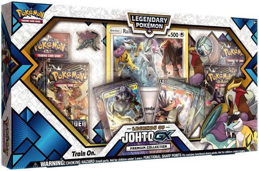 Pokemon - Legends of Johto GX Premium Collection Box - SM - Ultra Prism | Columbia Hobby - Sports Card Boxes - Toploaders - Card Savers.