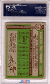 CLAUDELL WASHINGTON 1976 Topps #189 PSA 9 MINT - ATHLETICS