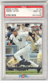 DEREK JETER 2006 Fleer Ultra #174 PSA 10 GEM MINT - YANKEES