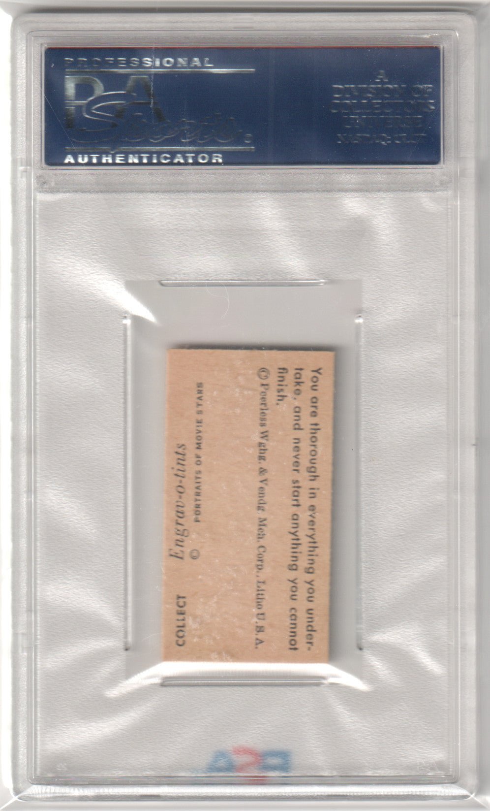 1945 Peerless Scales Red/Black Set Eva Gabor PSA 9 MINT - Columbia Hobby - Sports Card Boxes - Toploaders - Card Savers