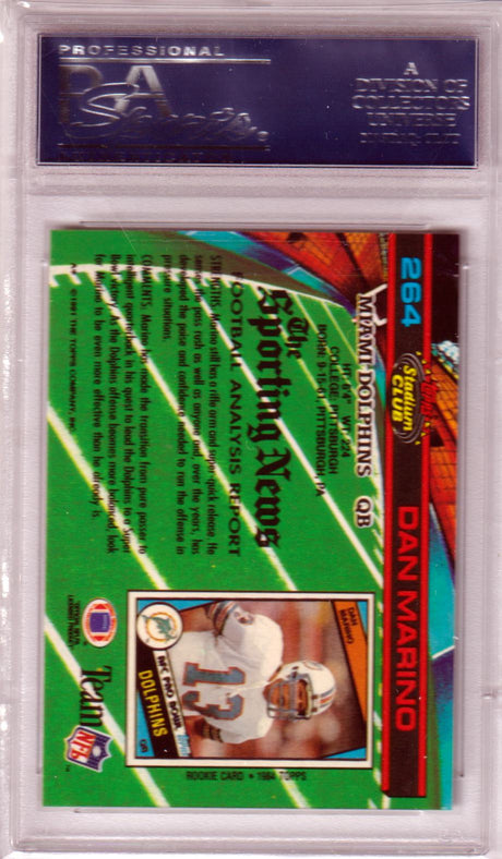 Dan Marino 1991 Topps Stadium Club #264 PSA 10 -