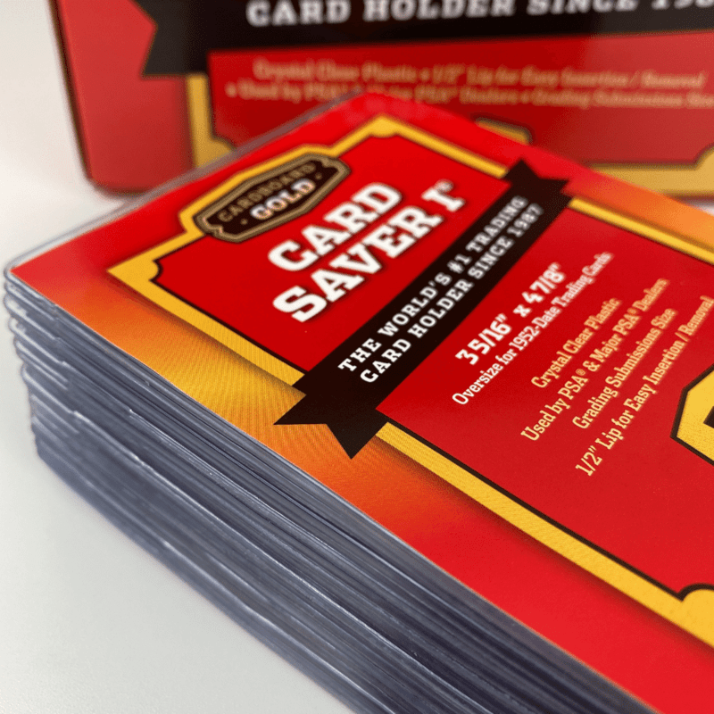 2000ct Card Saver 1 - Full Case - PSA Grading Card Submissions Semi Rigid Holders - Columbia Hobby - Sports Card Boxes - Toploaders - Card Savers